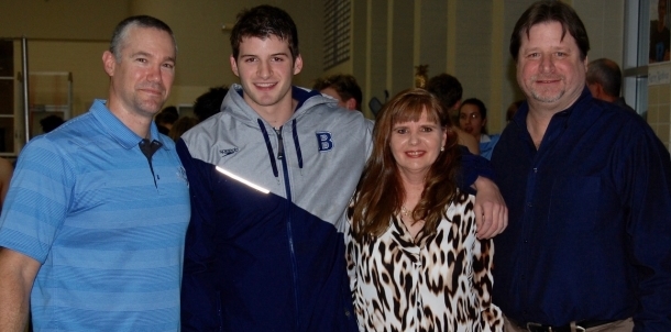 Danny Warrick at Senior Night