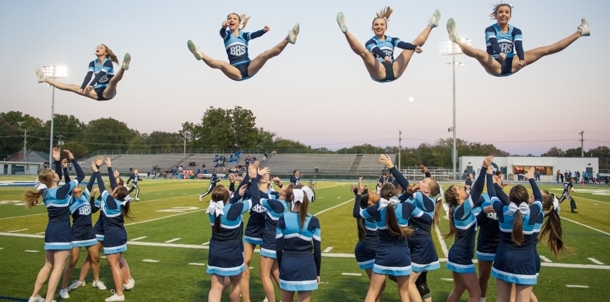 Cheer Flys High on Friday Night