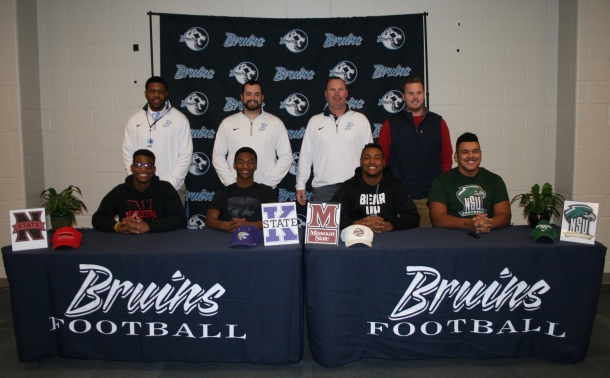 Bruin Football Signs Four on National Signing Day!