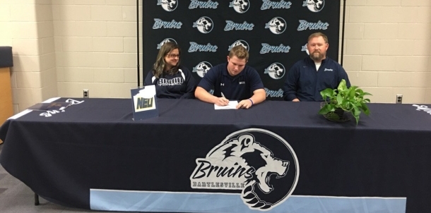 Congrats to Noah Bass on Signing to Play Football at NEO!