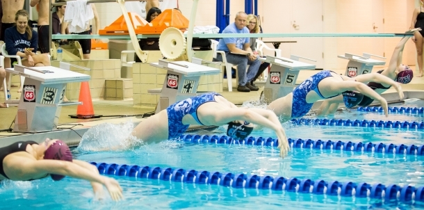 Fodor, Downey Lead Lady Bruin Swimmers in Frontier Valley Conference Meet!