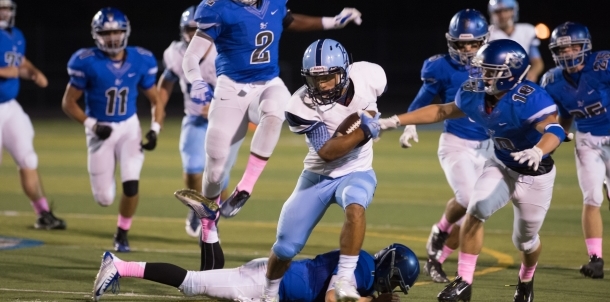 Hilger Runs for the Goal line!