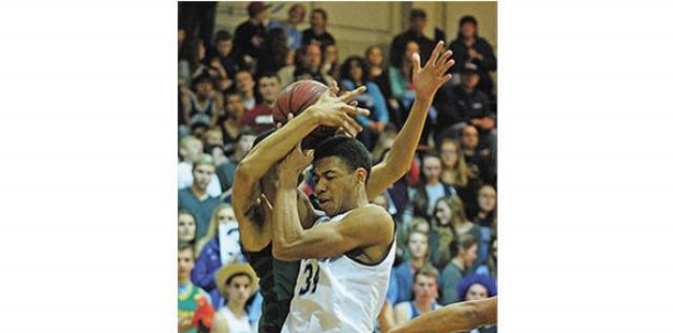 Tanner Fights for the Rebound
