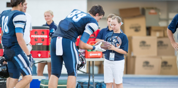 Truity Credit Union's Kickoff Kid!