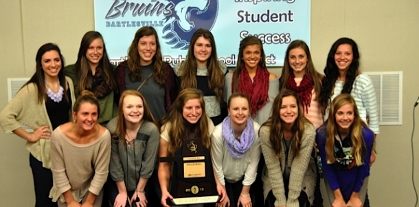 Bruin Volleyball Honored at Board Meeting