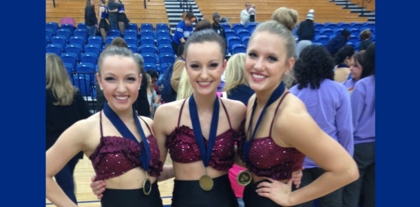 Trio Takes 2nd in State Pom Championships!