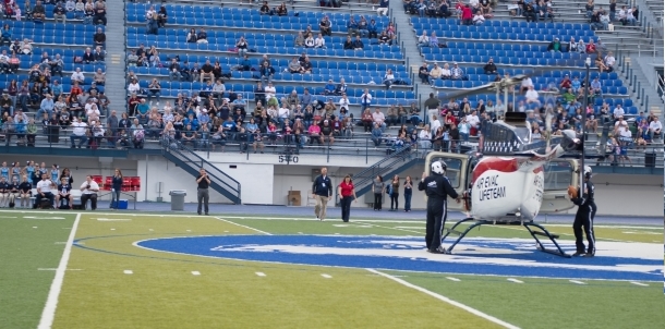Evac Lifeteam Fly in the Game Ball!