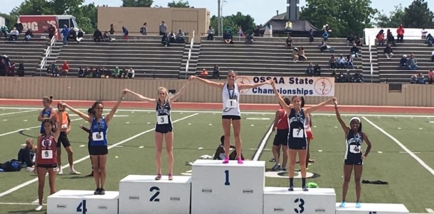Three Bruins in Top Five in the Mile at State!