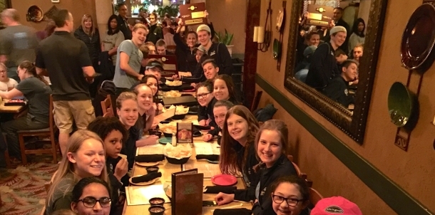 Bruins Victory Meal After 6A Regional's Win