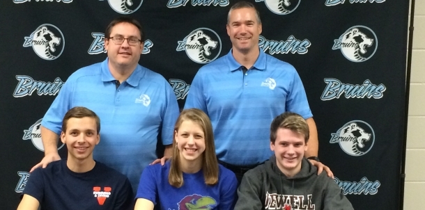 Bruin Swimming Signs Three to Major Universities!