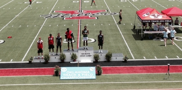 A.J. Parker Finishes Third in High Jump!