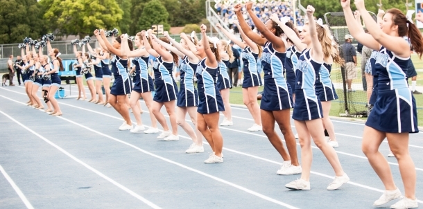 Bruin Cheer Rooting Bruins to Victory!
