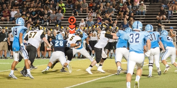 Bruin Defense Held Sand Springs Offense in Check!