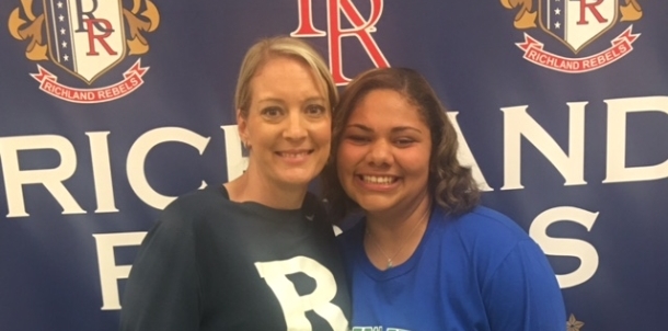 Porscha and Coach Davis