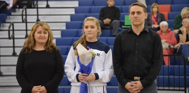 Hannah on Senior Night