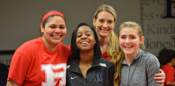 Coach Davis and the Seniors