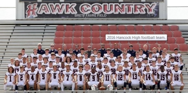 2016 Hancock Varsity Football