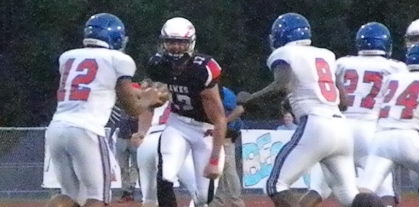 Ray Ladner Attempting A Punt Block vs. Pass 2016