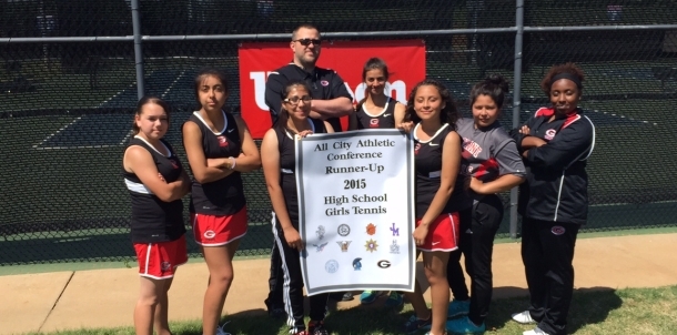 Girls Tennis Team Runner-Up All-City