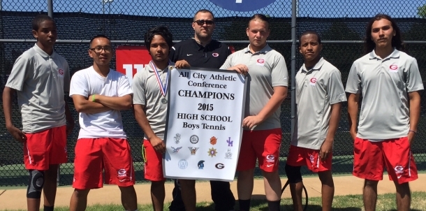Men's Tennis All-City Champs!