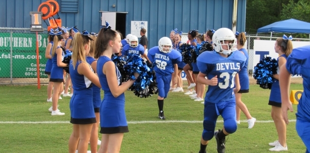 JH Blue Devils Take the Field In Home Opener!!