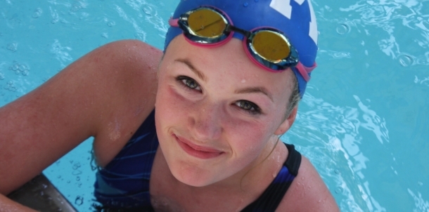 Sophomore Swimmer Gabby Lewis