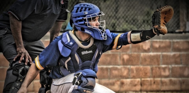 Zach Behind The Plate