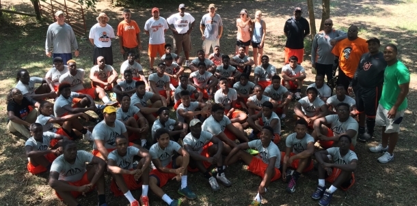 Douglass Football Team Builds!