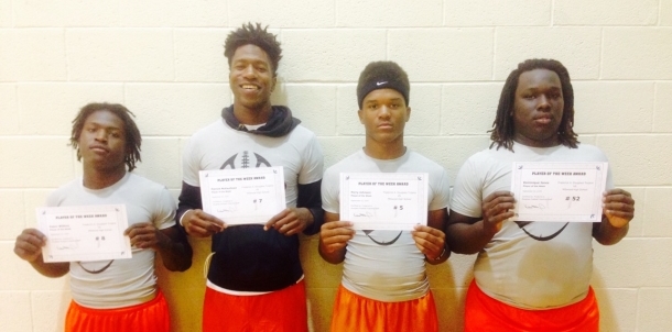 FOOTBALL PLAYERS OF THE WEEK!