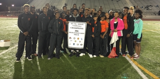 DOUGLASS TROJANS WIN ALL- CITY TRACK MEET!