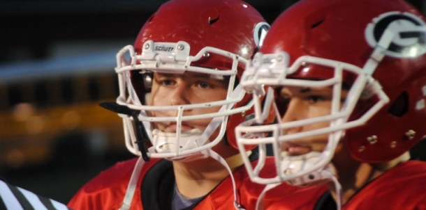 Captains Case Hampton(73) and Neosho Johnson (40)