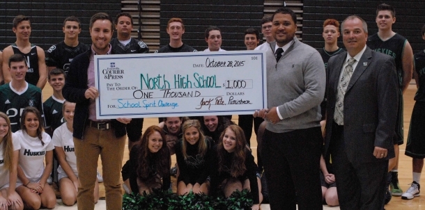 Couier and Press School Spirit Award Winner
