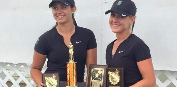 Emma Kieffer and Hadley Walts medaled with a 2 under par 70