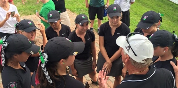 Coach Wempe after their first team win
