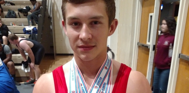 Collins places 2nd at State Weight Meet