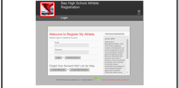 REGISTER MY ATHLETE