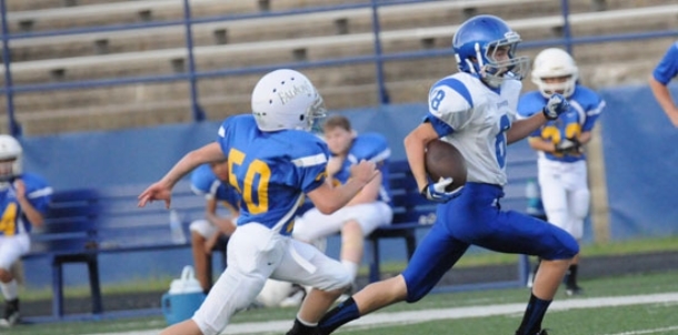Bryant Blue makes quick work of Falcons in eighth grade opener