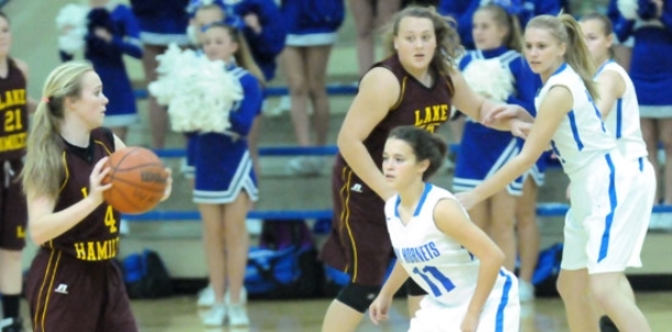 Freshman Lady Hornets ride defense to victory