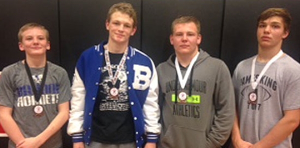 BHS wrestlers compete well at Maumelle