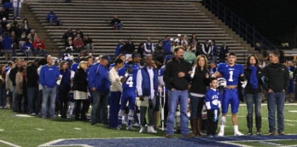 Senior Night for band, fall sports