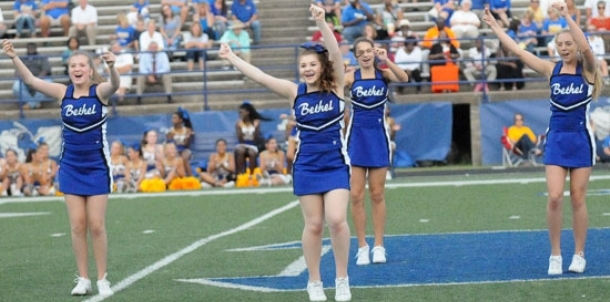 Bethel spirit squads perform