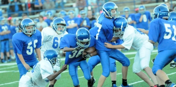 Seventh grade B game goes to Bryant Blue over Bryant White