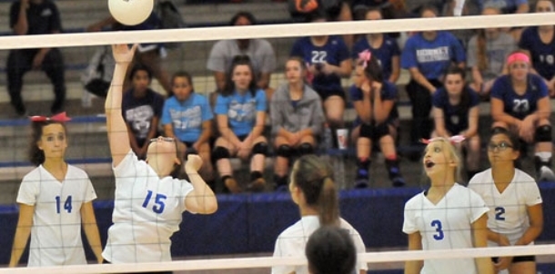Seventh-grade volleyball: Bryant White vs. Anthony School