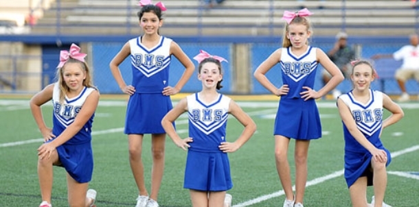 Bryant Middle School seventh grade dance, cheer