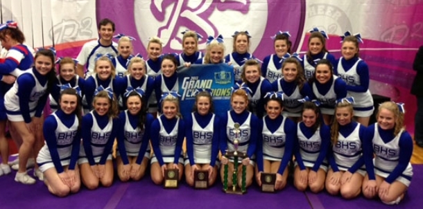 BHS cheer squad shines at Spa City competition