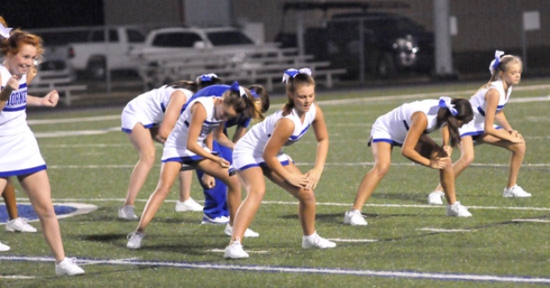 Performance at halftime of eighth grade B game