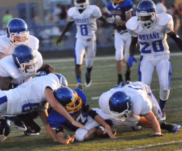 Bryant White eighth grade team rolls to first victory