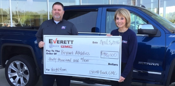 Donation from Everett Buick GMC to upgrade BHS weight room