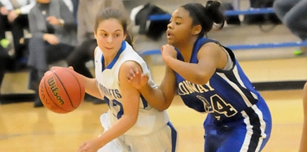Lady Hornets freshmen struggle to score, fall to Conway White