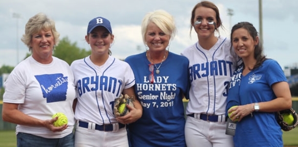 Lady Hornets honor teachers, players on Senior Night